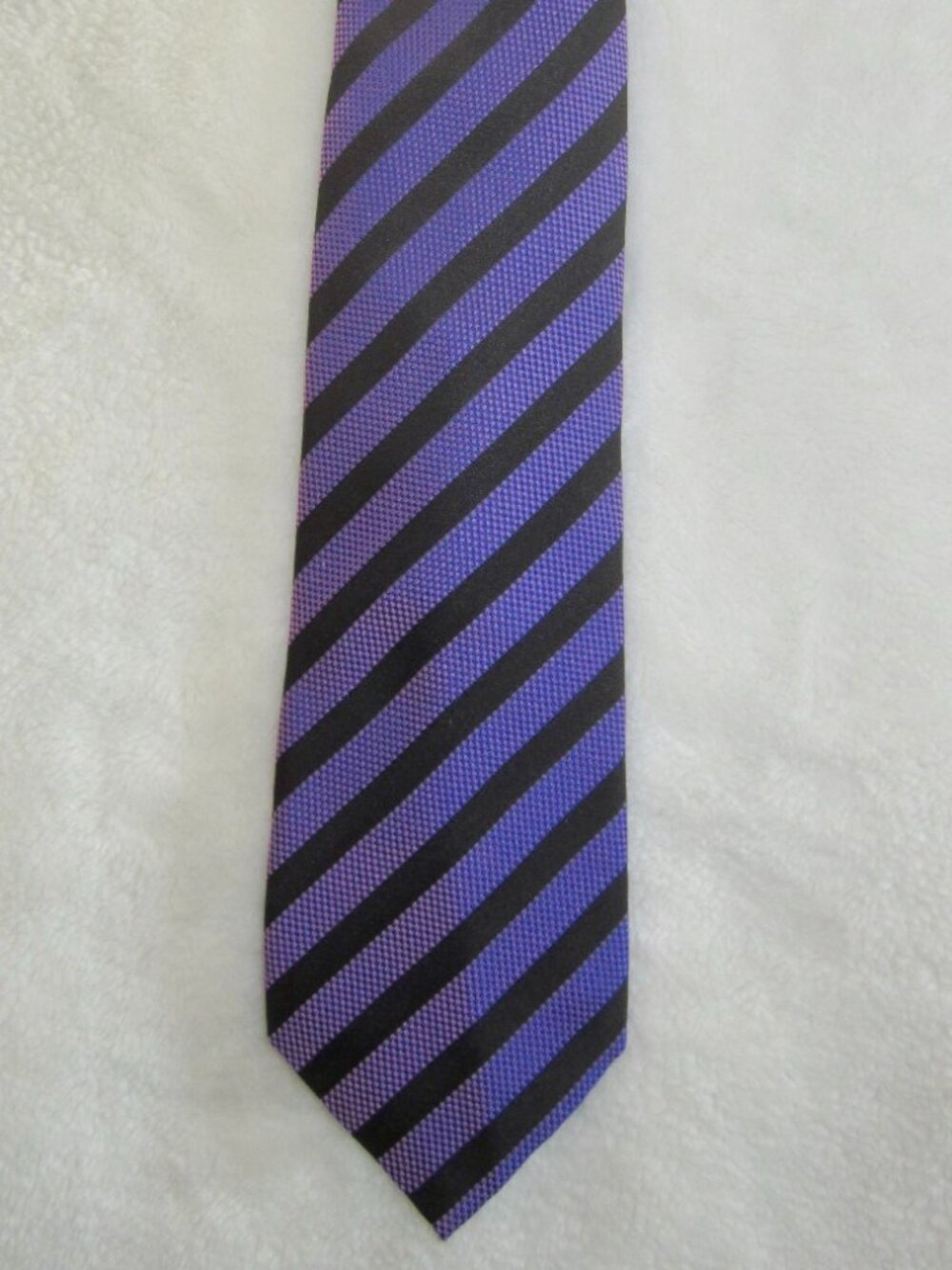 DOLCEPUNTA Seven-Fold Silk Tie Striped